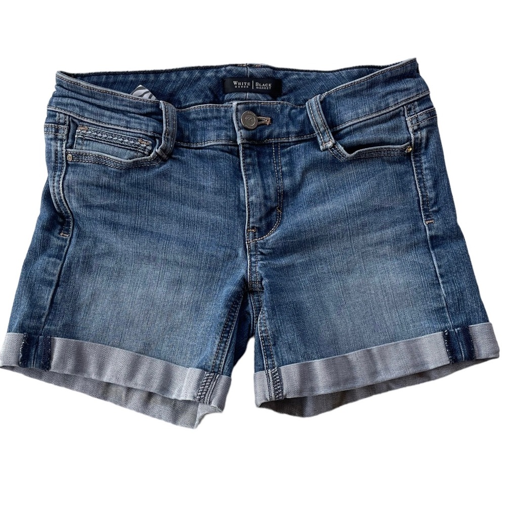 White House Black Market Jean Shorts Woman’s Size 00